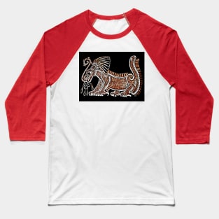 Teotihuacan Jaguar Baseball T-Shirt